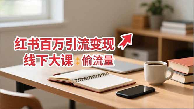 (16661期)小红书百万引流变现-11月线下大课:分享从0到百万引流路径,手把手教偷流量、拿结果-致富学堂