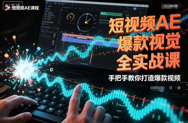 短视频AE爆款视觉全实战课,手把手教你打造爆款视频-致富学堂