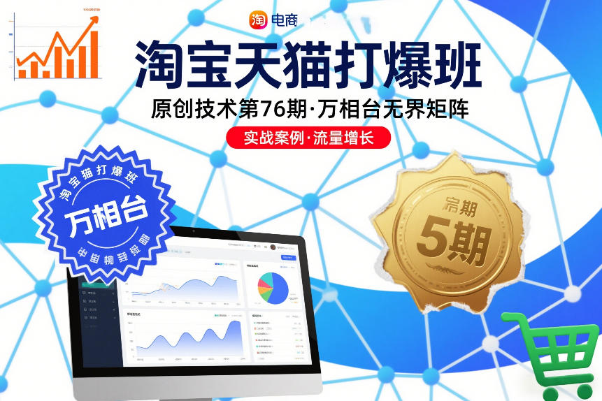 淘宝天猫打爆班原创技术第76期,万相台无界矩阵-致富学堂