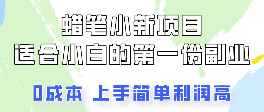 蜡笔小新项目拆解，0投入，0成本，小白一个月也能多赚3000+-致富学堂
