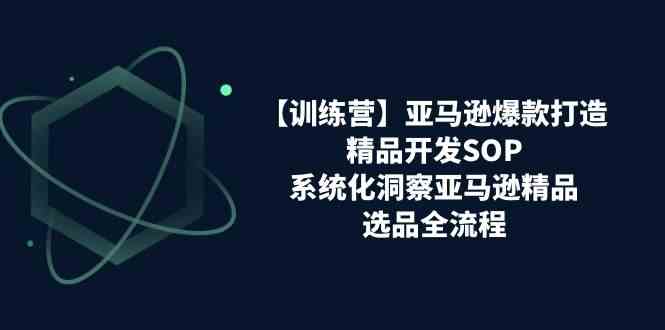 亚马逊爆款打造之精品开发SOP【训练营】，系统化洞察亚马逊精品选品全流程-致富学堂