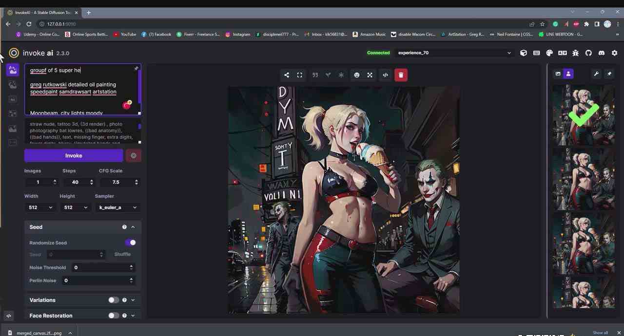 图片[5]-（9760期）Invoke AI 绘画教程-零基础创作可以销售的完美插图-49节-中英字幕-致富学堂
