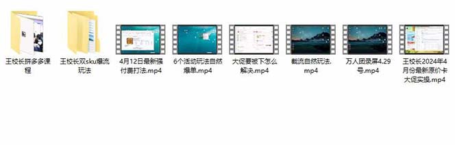 图片[3]-（10865期）拼多多·实战课：万人团玩法/截流自然流/最新强付费打法/最新原价卡大促..-致富学堂