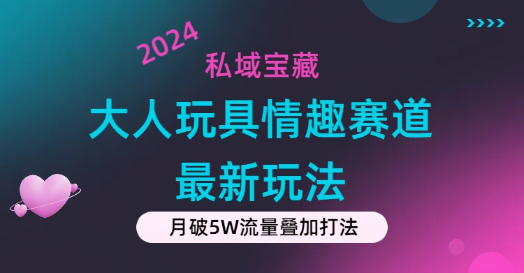 （11541期）私域宝藏：大人玩具情趣赛道合规新玩法，零投入，私域超高流量成单率高-致富学堂
