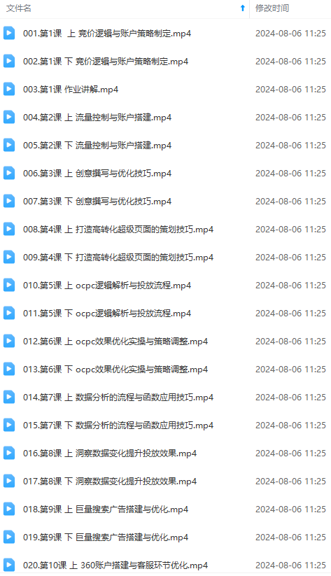 图片[2]-（12012期）竞价教程：真实账户 实战教学 从新手到进阶·后台操作到数据优化-致富学堂