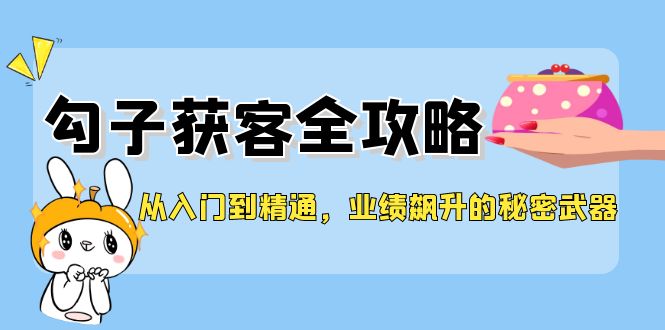 （12247期）从入门到精通，勾子获客全攻略，业绩飙升的秘密武器-致富学堂
