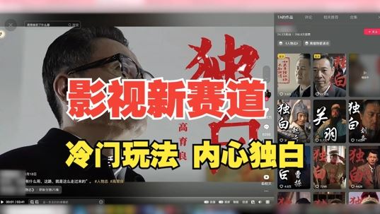 最新影视解说玩法，人物独白，30天涨粉24万+，全流程拆解【揭秘】-致富学堂