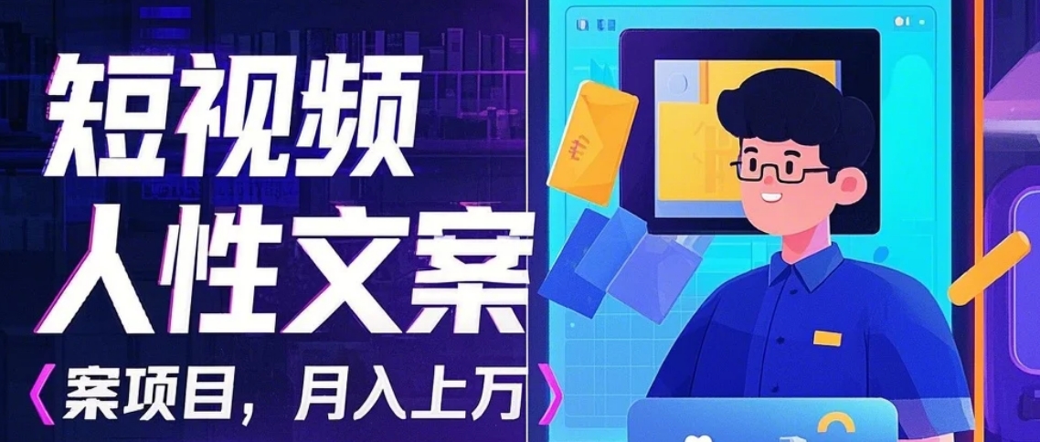 利用AI自动制作短视频人性文案项目：揭秘月入上万的精准流量变现秘籍-致富学堂