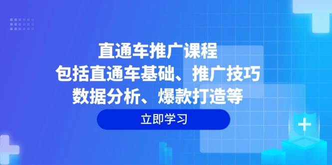 （14001期）直通车推广课程：包括直通车基础、推广技巧、数据分析、爆款打造等-致富学堂