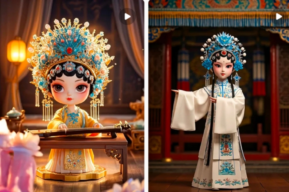 图片[2]-利用AI制做Q版古风娃娃视频，只需三步新手也能做出流量好到爆（附教程+提示…-致富学堂