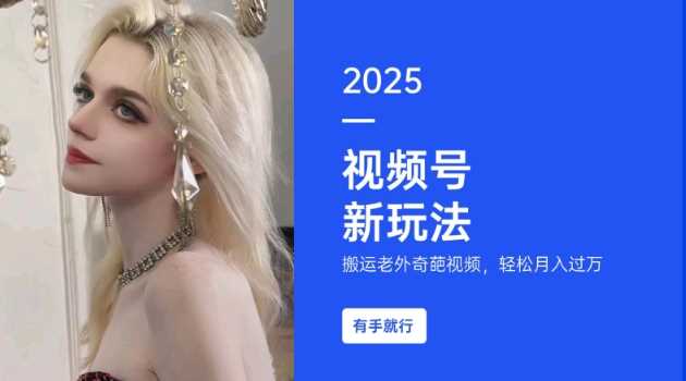 搬运老外奇葩视频，撸视频号分成计划收益，每天只需一小时，新手小白轻松月入过W-致富学堂