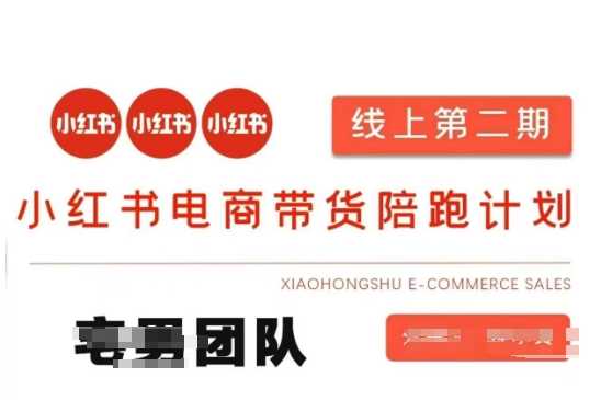 小红书电商带货课2期，月利润20个的小红书电商的有货源，无货源，虚拟产品，付费投流等整套玩法-致富学堂