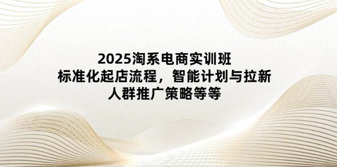 （14522期）2025淘系电商实训班：标准化起店流程，智能计划与拉新，人群推广策略等等-致富学堂