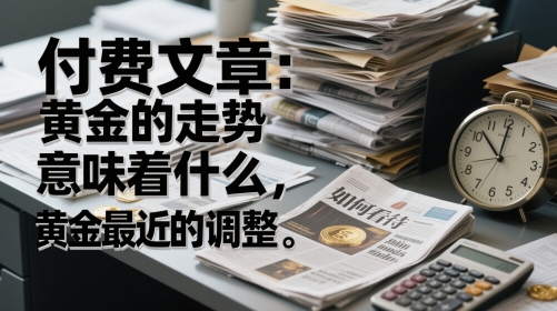 付费文章：黄金的走势意味着什么，如何看待黄金最近的调整-致富学堂