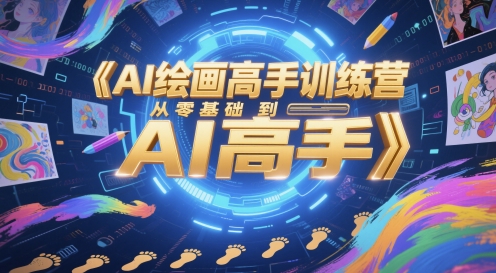 AI绘画高手训练营，从零基础到AI高手-致富学堂