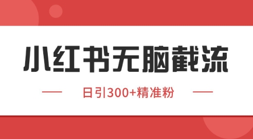 小红书截流同行客源，独家野路子获客玩法 日引200+暴力获客【揭秘】-致富学堂