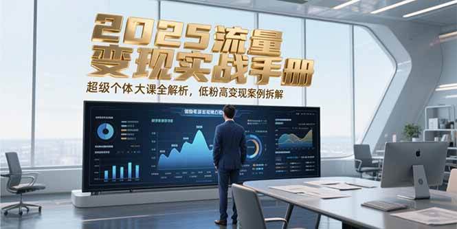 2025流量变现实战手册，超级个体大课全解析，低粉高变现案例拆解-致富学堂
