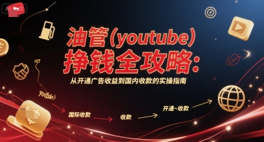 油管(youtube)挣钱全攻略：从开通广告收益到国内收款的实操指南-致富学堂