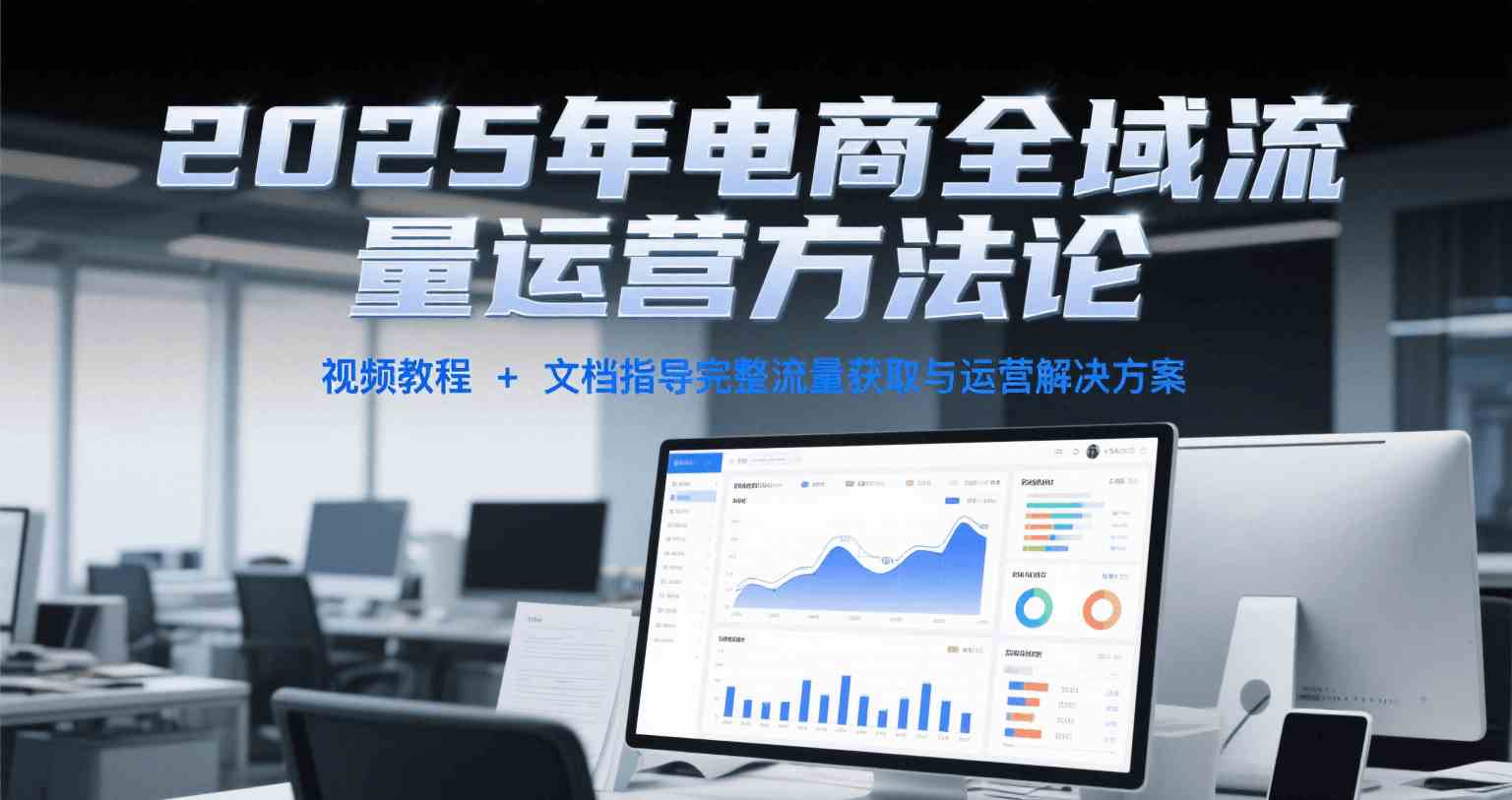 2025年电商全域流量运营方法论，视频教程+文档指导完整流量获取与运营解决方案-致富学堂