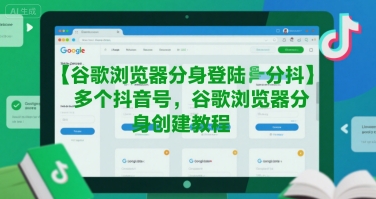 谷歌浏览器分身登陆多个抖音号，谷歌浏览器分身创建教程-致富学堂