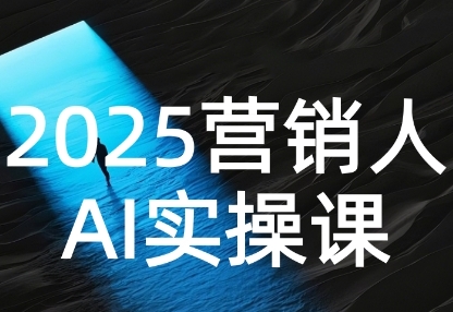 2025营销人Al实操课，AI营销抢跑实战，从Prompt到方案，效率碾压同行-致富学堂
