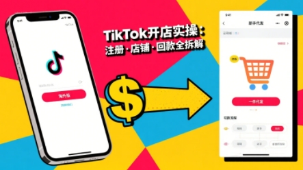 TikTok从开店到投流的进阶课，从基础实操到高阶技巧一网打尽-致富学堂