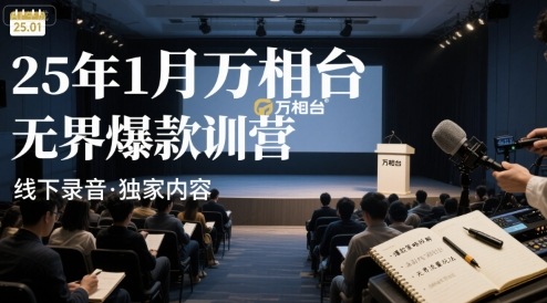 25年1月万相台无界爆款特训营线下录音-致富学堂