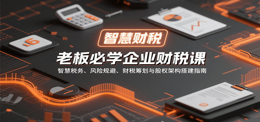 老板必学企业财税课：智慧税务、风险规避、财税筹划与股权架构搭建指南-致富学堂