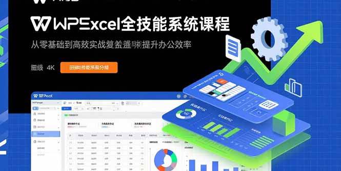 （15873期）WPS Excel全技能系统课程：从零基础到高阶实战全覆盖，全面提升办公效率-致富学堂