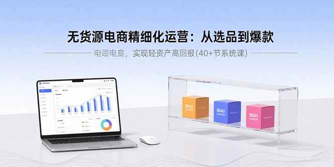 （15896期）无货源电商精细化运营：从选品到爆款，实现轻资产高回报(40+节系统课)-致富学堂