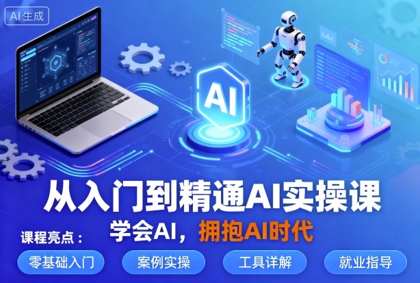 从入门到精通AI实操课，学会AI，拥抱AI时代-致富学堂