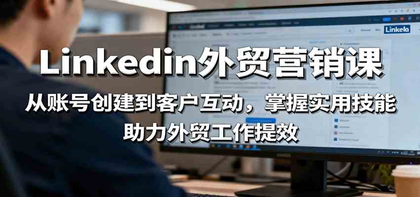 LinkedIn外贸营销课：从账号创建到客户互动，掌握实用技能，助力外贸工作提效-致富学堂