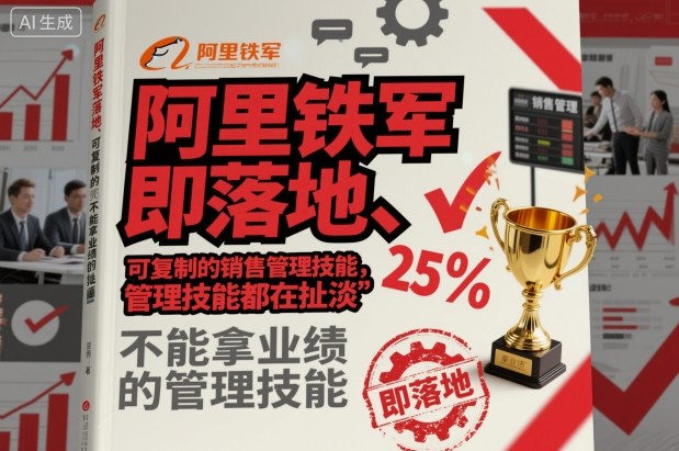 阿里铁军即落地、可复制的销售管理技能，不能拿业绩的管理技能都在扯淡-致富学堂