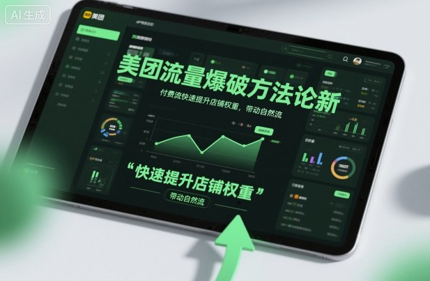 美团流量爆破方法论，付费流快速提升店铺权重，带动自然流-致富学堂