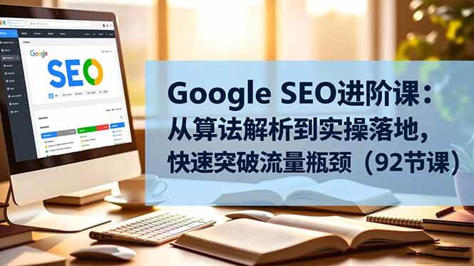 （16576期）Google SEO进阶课：从算法解析到实操落地，快速突破流量瓶颈（92节课）-致富学堂