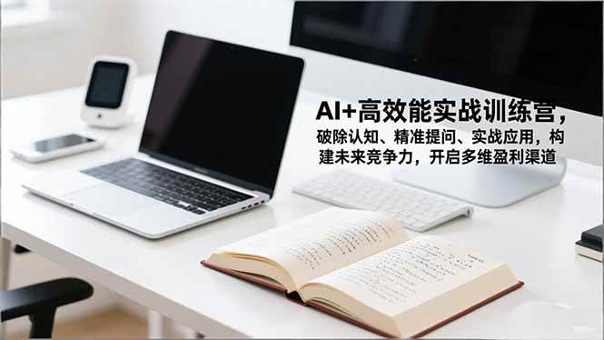 （16635期）AI+高效能实战训练营，破除认知、精准提问、实战应用，构建未来竞争力，开启多维盈利渠道-致富学堂