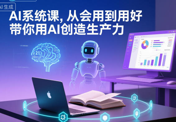 AI系统课，从会用到用好，带你用AI创造生产力-致富学堂