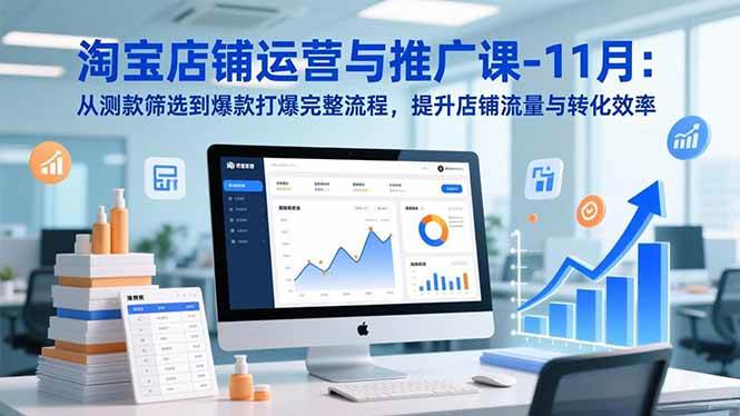 （16714期）淘宝店铺运营与推广课-11月：从测款筛选到爆款打爆完整流程，提升店铺流量与转化效率-致富学堂
