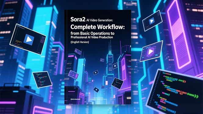 （16758期）Sora2 AI视频生成的系统教程（英文版）：从基础操作到专业级AI视频制作的完整工作流-致富学堂