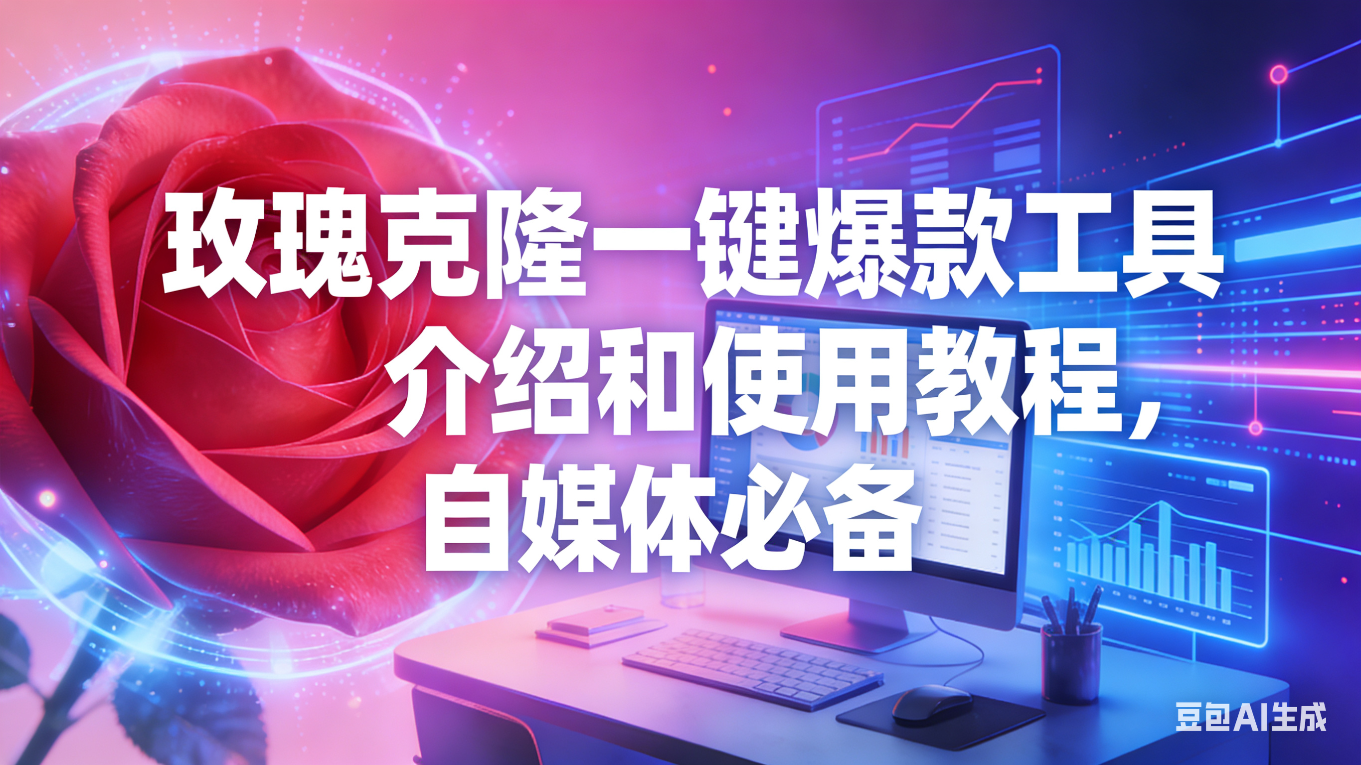 （16772期）玫瑰克隆工具，自媒体必备，一键爆款工具详细介绍和使用教程-致富学堂