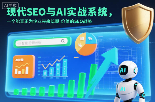 现代SEO与AI实战系统，一个能真正为企业带来长期价值的SEO战略（英语+中文字幕）-致富学堂