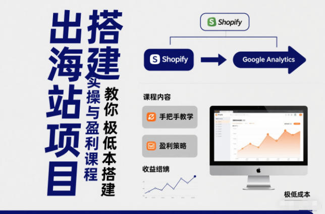 小淘出海站项目，搭建实操与盈利课程，手把手教你用极低成本搭建-致富学堂