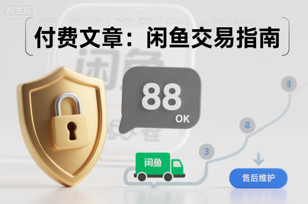 付费文章：闲鱼交易指南，怎么才能降低被坑被马扁的概率-致富学堂