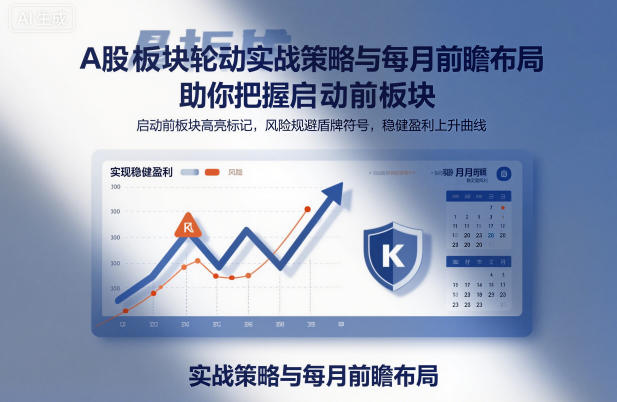 A股板块轮动实战策略与每月前瞻布局，助你把握启动前板块，规避风险，实现稳健盈利-致富学堂
