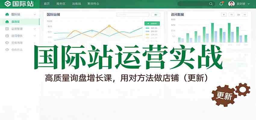国际站运营实战，高质量询盘增长课，用对方法做店铺（更新）-致富学堂