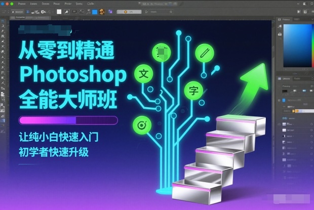 从零到精通Photoshop全能大师班，让纯小白快速入门，初学者快速升级-致富学堂