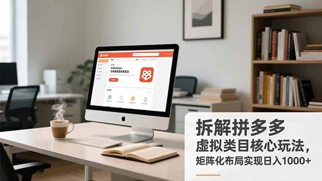 （16906期）拆解拼多多虚拟类目核心玩法，矩阵化布局实现日入1000+-致富学堂
