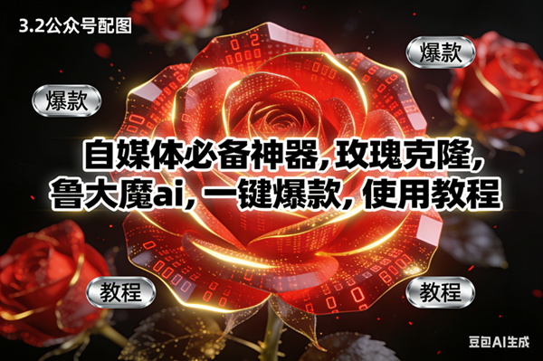 （16919期）玫瑰克隆神器，ai鲁大魔，自媒体必备软件，一键爆款工具，详细教程-致富学堂
