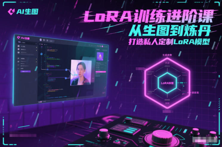 LoRA训练进阶课，从生图到炼丹，打造私人定制LoRA模型-致富学堂