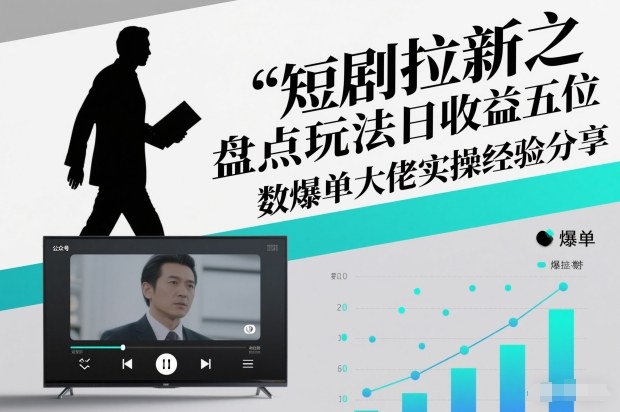 短剧拉新之盘点玩法日收益五位数爆单大佬实操经验分享-致富学堂